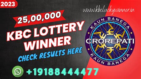 kbc jio lottery winners|KBC Lottery Winner 2024 List .